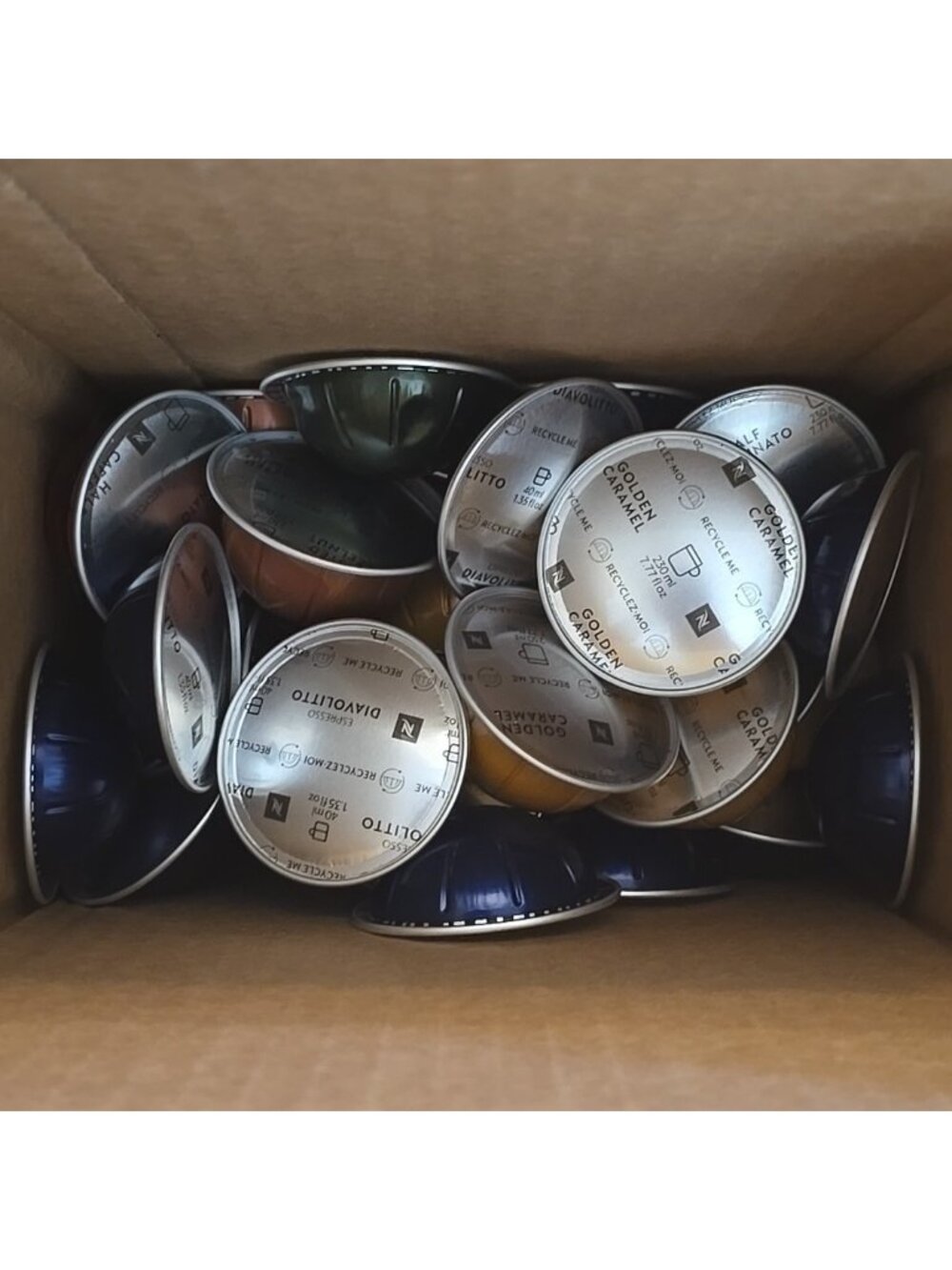 Nespresso Coffee Pods Variety Pack Medium-Dark Roast 46 BULK COUNT Capsules